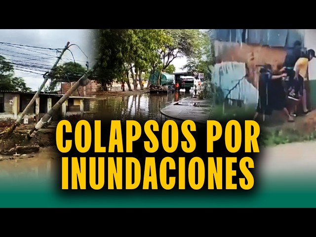 Emergencia por lluvias en Perú: Caída de postes, clases suspendidas y hospital inundado