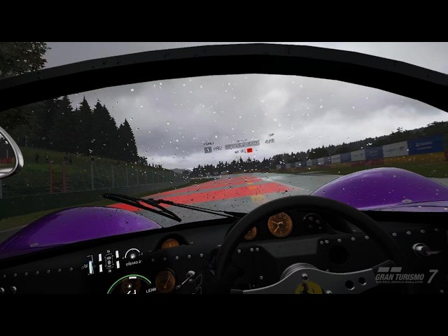 Gran Turismo 7 SPA in the rain in PSVR2