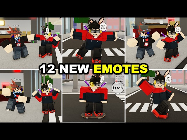 ALL 12+ NEW EMOTES in Jujutsu Shenanigans! (POST RDC UPDATE) [ROBLOX]