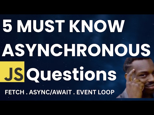 5 JavaScript Interview Questions That Will Trick You (Fetch & Async/Await)🕵️#codinginterview #async