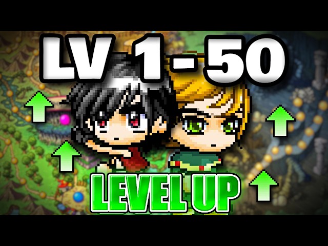 BEST Level 1-50 Training Guide In Maplestory classic