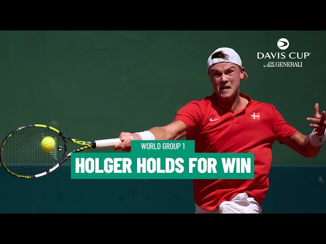 A Return STATEMENT 🙌 | Holger Rune v Iliyan Radulov | Highlights | Davis Cup World Group 1 2026
