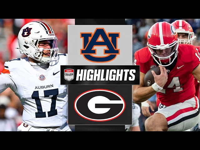 Auburn Tigers vs. Georgia Bulldogs | Full Game Highlights | ESPN College Football