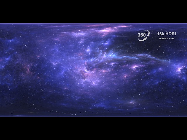New project 3910: Animation of a space scene using a 16K 360° HDRI texture.