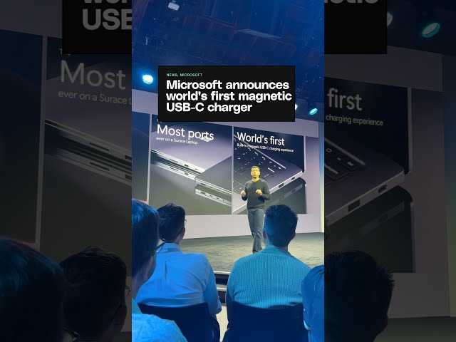 Microsoft announces world's first magnetic USB-C charger