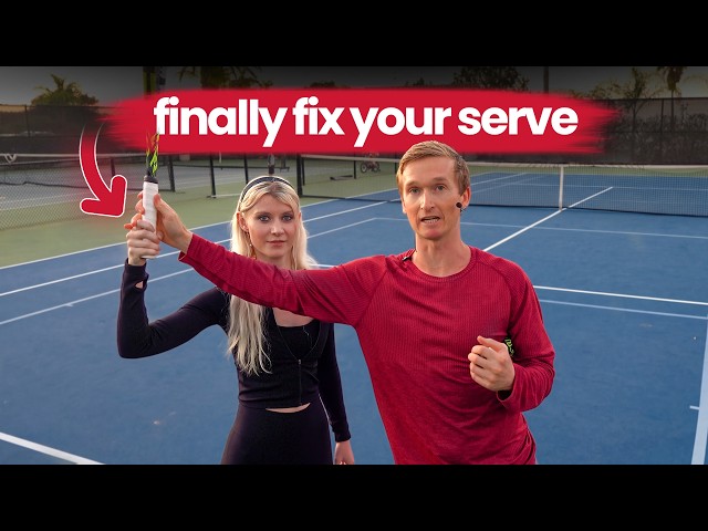 Stop Looking at Your Racquet (Do This to Fix Your Serve)