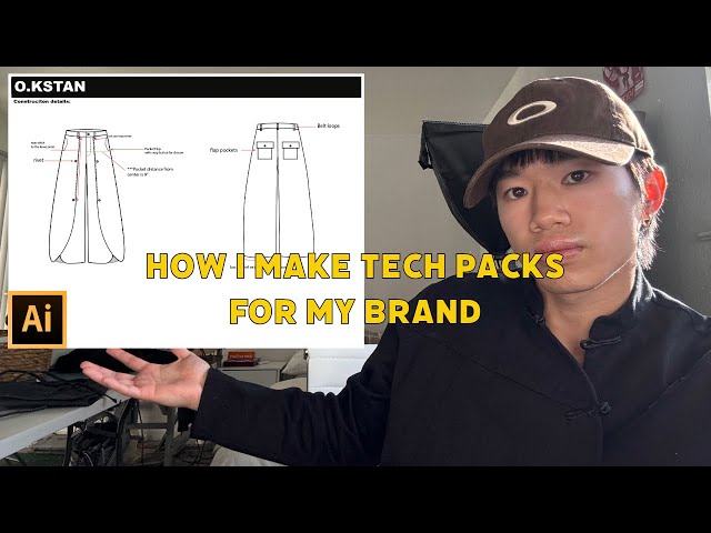 How I make tech packs for my brand
