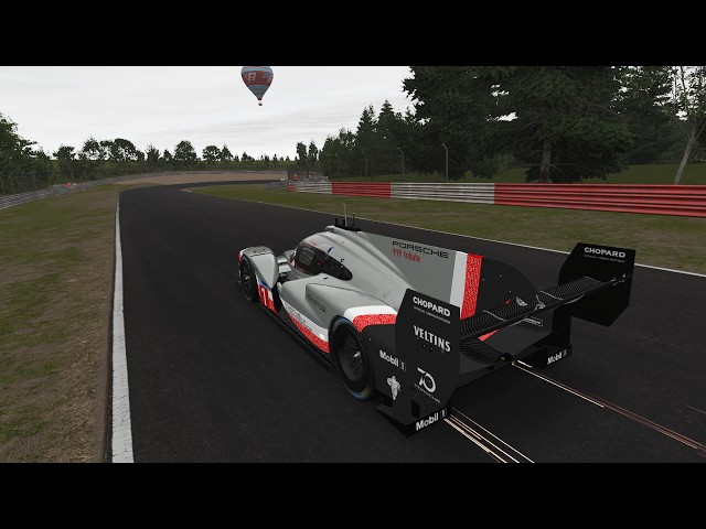Porsche 919 Tribute EVO Test at Nordschleife (rFactor 2) Mouse Steering