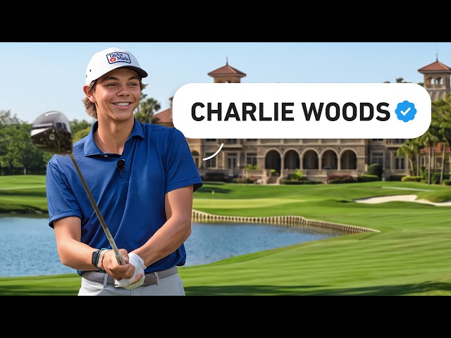 Charlie Woods Mic'd Up 9-Hole Practice Round at TPC Sawgrass