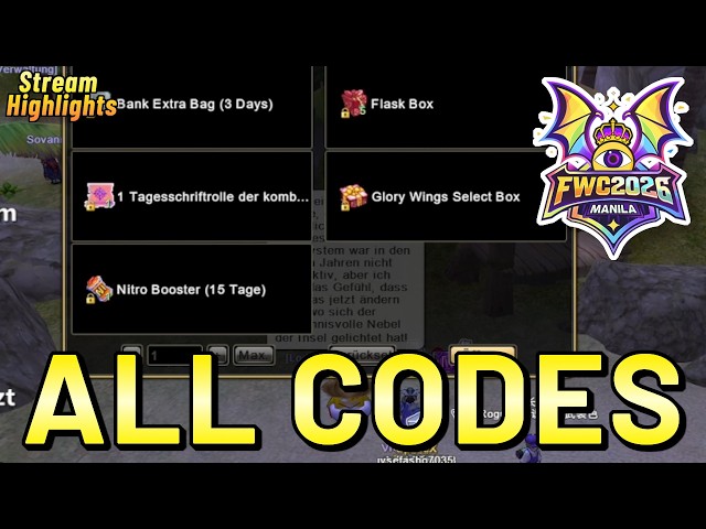 Flyff Universe - All FWC 2026 Livestream Codes!