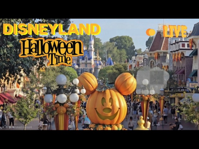 Disneyland Halloween Time 🎃 Relaxing Fun Day #livestream Merch Monday