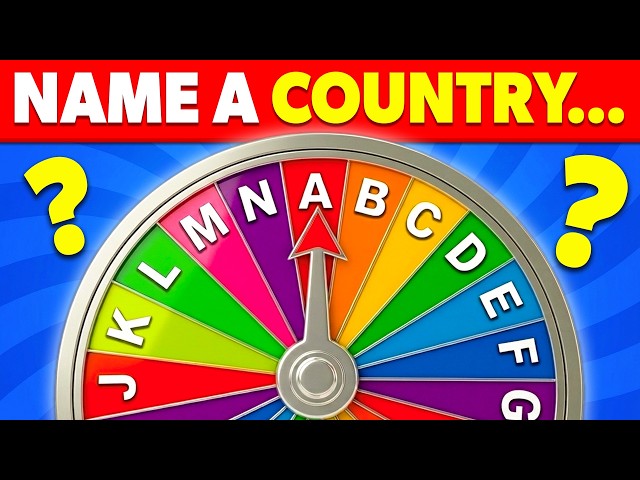 Spin The Wheel! 🎡 Alphabet Quiz Challenge 😱 Word Association Game 🔠