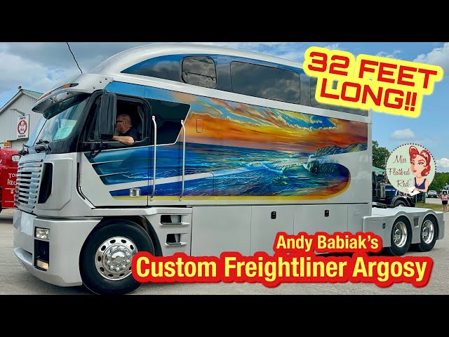 32-Foot Freightliner!! Andy Babiak's Custom Argosy Truck Tour