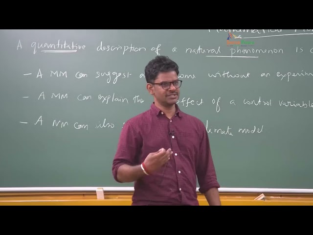 Lec 01: Introduction to Mathematical Modelling