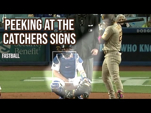 Fernando Tatís Jr  peeks at the sign before hitting a homer, a breakdown