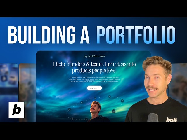 How to Build a Personal Portfolio Site with Bolt.new