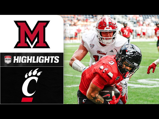 WILD COMEBACK 🤯 Miami (OH) vs. Cincinnati | Full Game Highlights | ESPN College Football