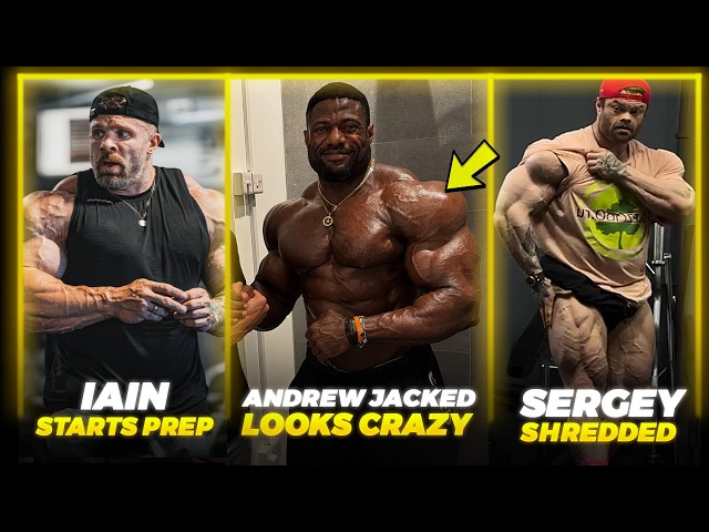 ANDREW JACKED 4 Weeks Out of the 2026 Mr Olympia + Iain Valliere STARTS A PREP + Sergey Danilov