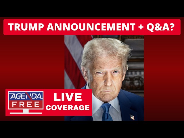 Trump Steel Plant Announcement & Possible Q&A - LIVE Breaking News Coverage