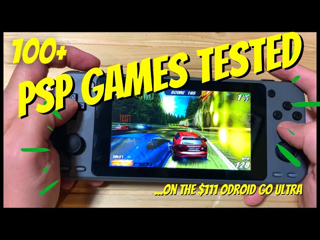 ODROID GO ULTRA Gameplay [100+ PSP Games Test with PPSSPP!]
