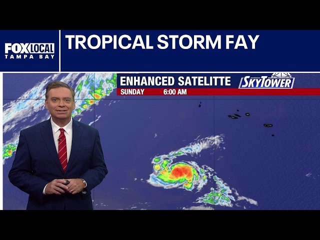 Tropical Storm Fay forms in Atlantic