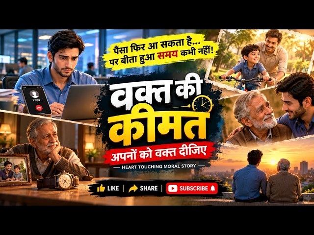 The Value of Time: Give Time to Your Loved Ones - Heart Touching Moral Story