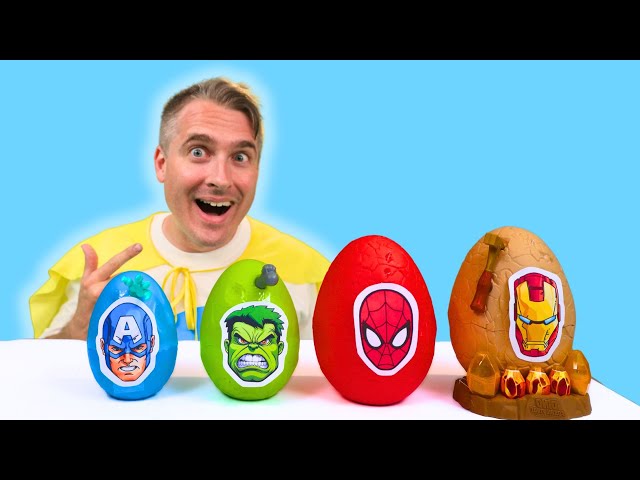 Superhero Dinosaur Eggs and Dinosaur at the Window!