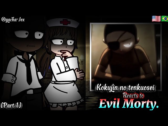 NTR Kokujin no Tenkousei React to Hiroki as Evil Morty - Gacha React.