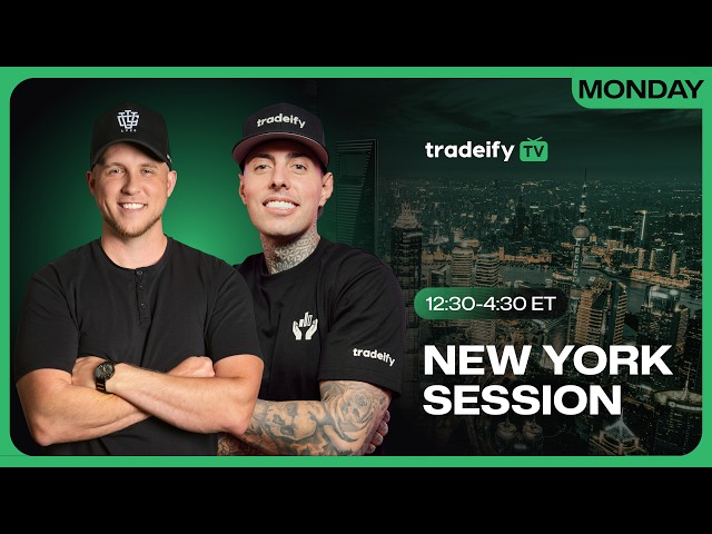 Afternoon Session! NEW YORK SESSION LIVE! | Tradeify TV | MONDAY 9/21/26
