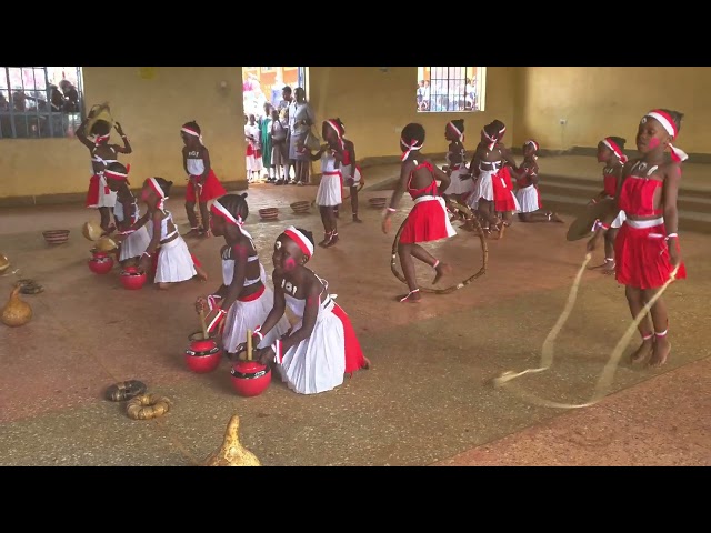 Elsa Preparatory School performing a singing game