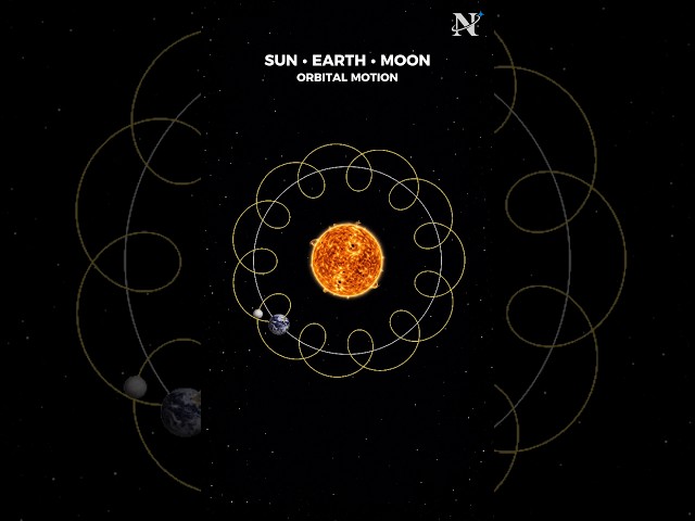 How Earth and the Moon Orbit the Sun