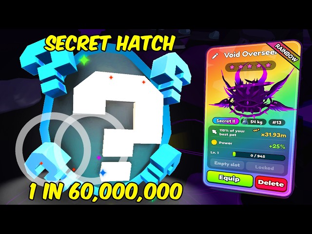 I HATCHED MY FIRST SECRET PET in Roblox Tap Simulator Reborn