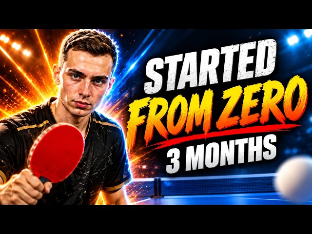 Table Tennis Training – From Zero in 3 Months