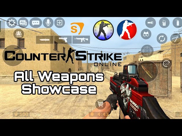 Counter Strike Source Mobile X Counter Strike Online (CSO), All Weapons Showcase.