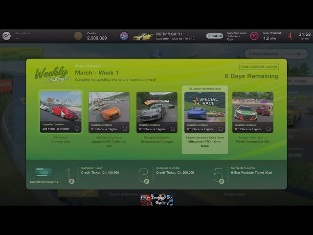 !!"Gran Turismo7"!!"LIVE"!!"PS5Pro"!! "New" Weekly Challenge Races!! PartVR2!! ;) !!"2k&HDR&VR2"!!