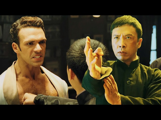 Western Boxer Overlooks Chinese Kung Fu, But Ip Man Destroys Him In The Ring!