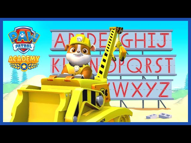 Letter Construction with Rubble! - PAW Patrol Academy - App for Kids