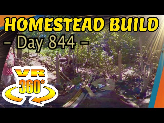 Homestead Building - Firewood Drying Shed, Digging Footings