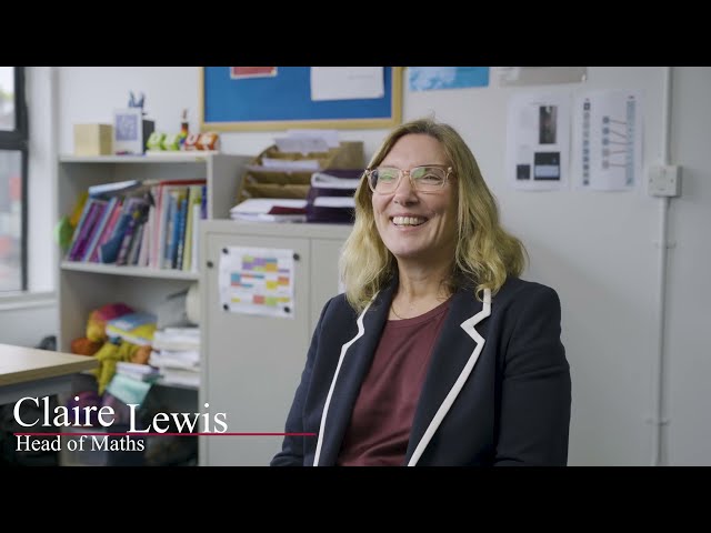 Meet the Head of Mathematics, Mrs Claire Lewis