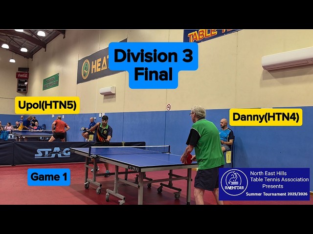 Upol vs Danny I NEHTTA Summer Tournament 2025-26 SA I Division 3 I Finals