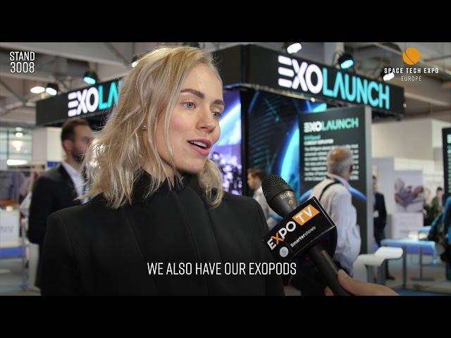 EXOLAUNCH talks to EXPO TV at Space Tech Expo Europe 2019