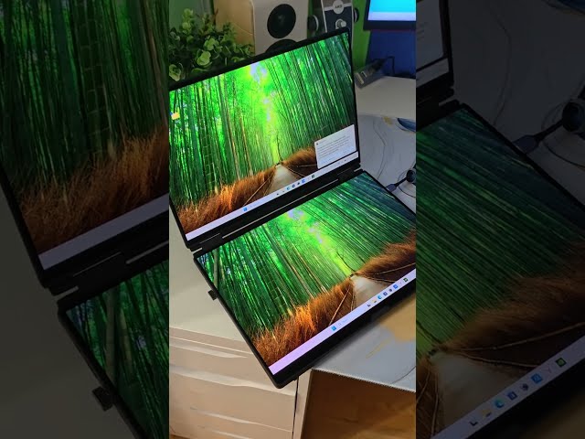 ASUS Laptop with Dual Screens