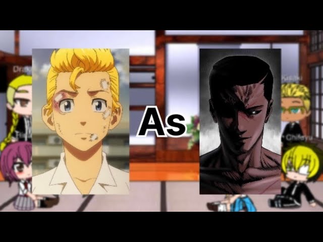 Tokyo Revengers react to Takemichi as Gun Park (Shiro Oni) ||Lookism X Tokyo Revengers||