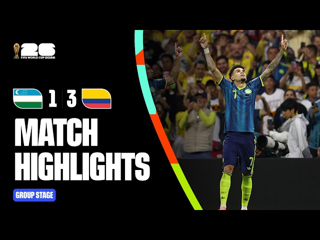 Highlights | Uzbekistan 1-3 Colombia | FIFA World Cup 2026™