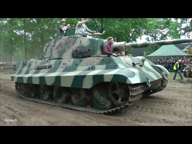 King tiger at Militracks 2018 - " 24 minutes of action you don't want to miss "