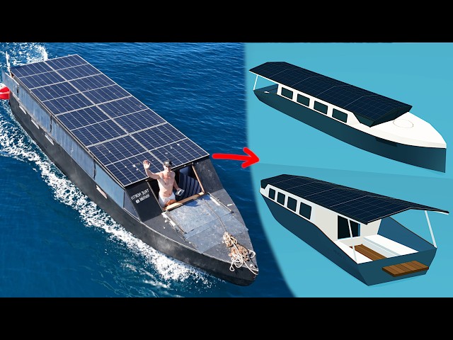 Solar Boat Prototype → Upgraded Design