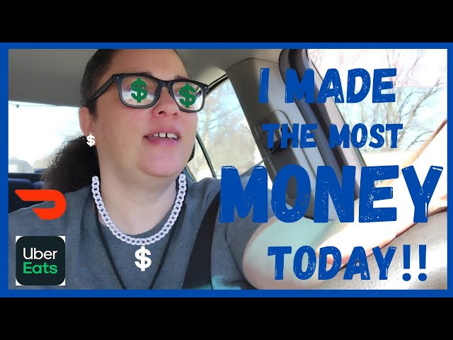 💲I Made the MOST MONEY Doordashing/ Sunday Doordash Delivery Vlog