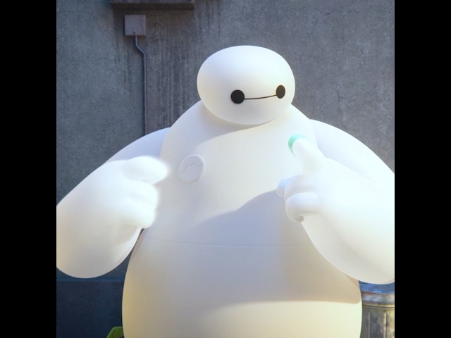 Baymax is very afraid of sharp objects. #shortvideo #shorts #ytshorts #edit #foryou #baymax