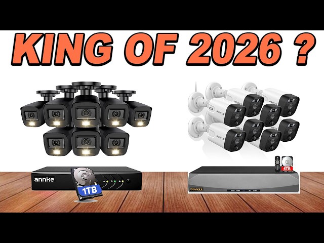 Top 5 Best Security Camera Systems 2026 - 4K, Night Vision & AI