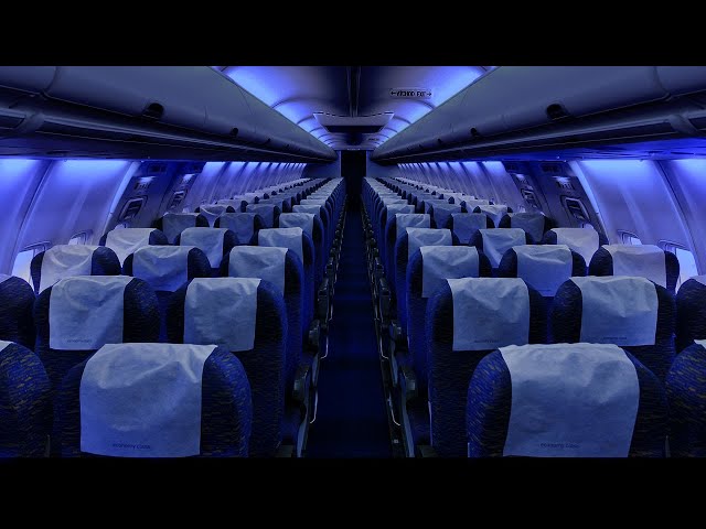 Rumore bianco con suoni di cabina d'aereo | Utile per dormire, studiare o leggere | 10 ore